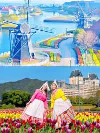 【絶景】まるで春のヨーロッパ🌷100万本のチューリップ祭2024✨️