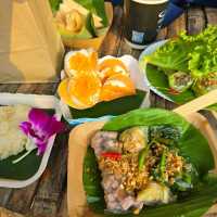 ตลาดเช้า ชาวกะเหรี่ยง โอ๊ะป่อย ราชบุรี 