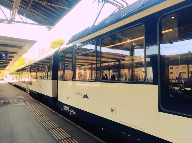 瑞士的火車之旅怎能不美麗呢？