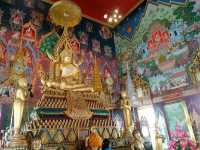 ชมจิตรกรรมฝาผนัง วัดช่องลม ท่าฉลอม