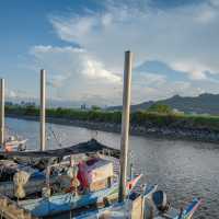 "Tamsui ตั้นสุ่ย"จุดชมวิวพระอาทิตย์ตก ไทเป