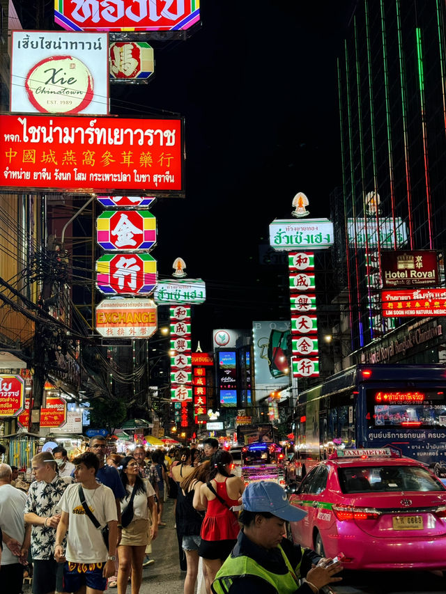 探訪曼谷唐人街·夜晚的美食與活力 🌃🍜