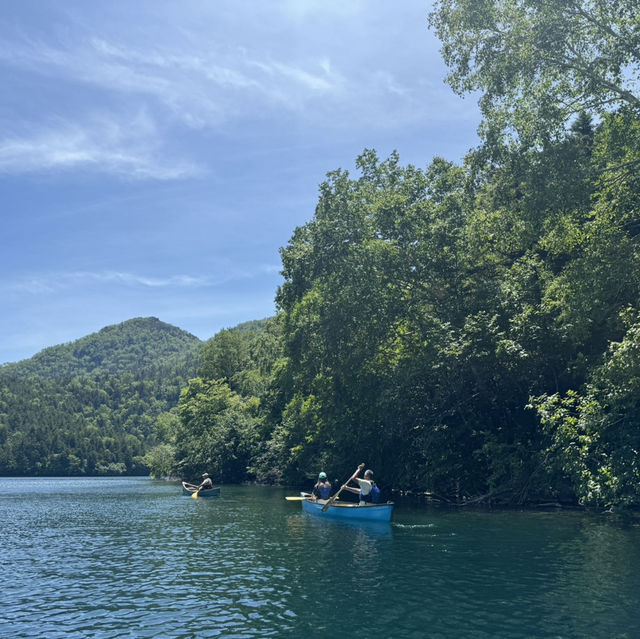 然別湖划艇