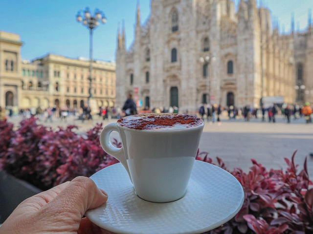 🇮🇹밀라노 두오모에서 에스프레소 감성 한잔☕️🇮🇹