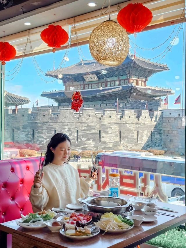 수원 장안문뷰가 이색적인 맛집 산청자매훠궈 수원북문점