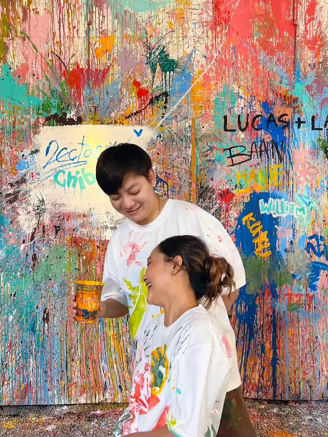 พิกัดที่เดทฮีลใจ D.I.Y เสื้อคู่ 🎨📍 baanpuen