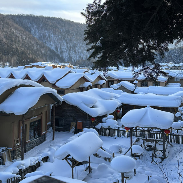 ☃️หมู่บ้านเห็ดหิมะ China Snow Town☃️