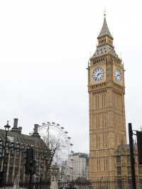【ロンドン🇬🇧】曇りの日でもおしゃれな国会議事堂