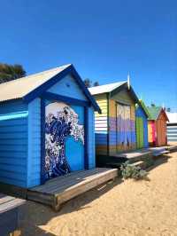 The Brighton Bathing Boxes in Melbourne