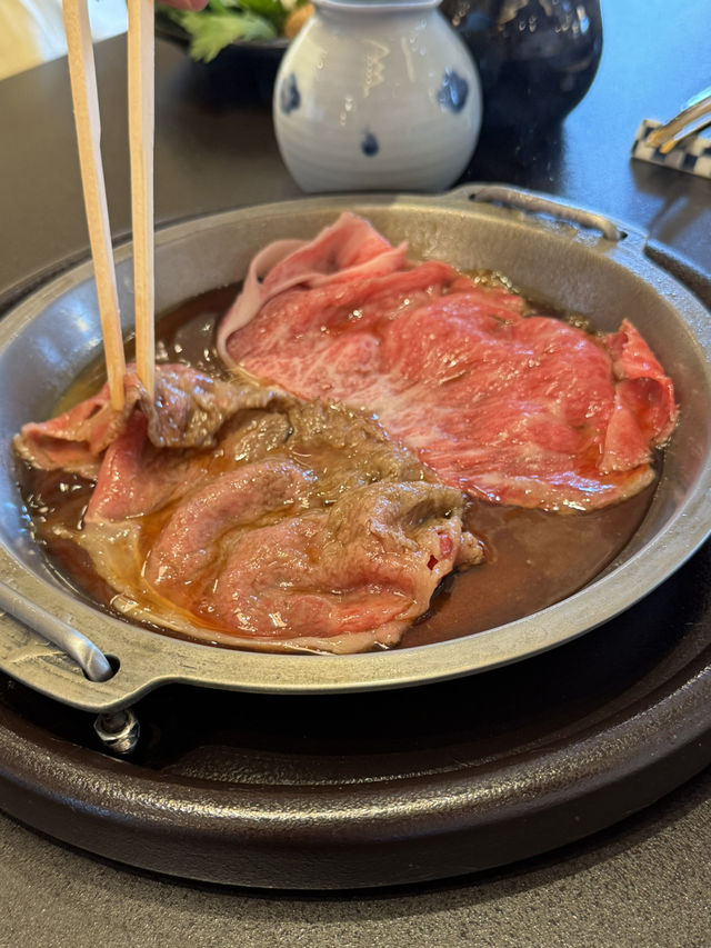 黒毛和牛のすきやき