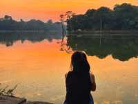 จุดลับชมพระอาทิตย์ตกดินที่นครวัด Sunset 🌅 