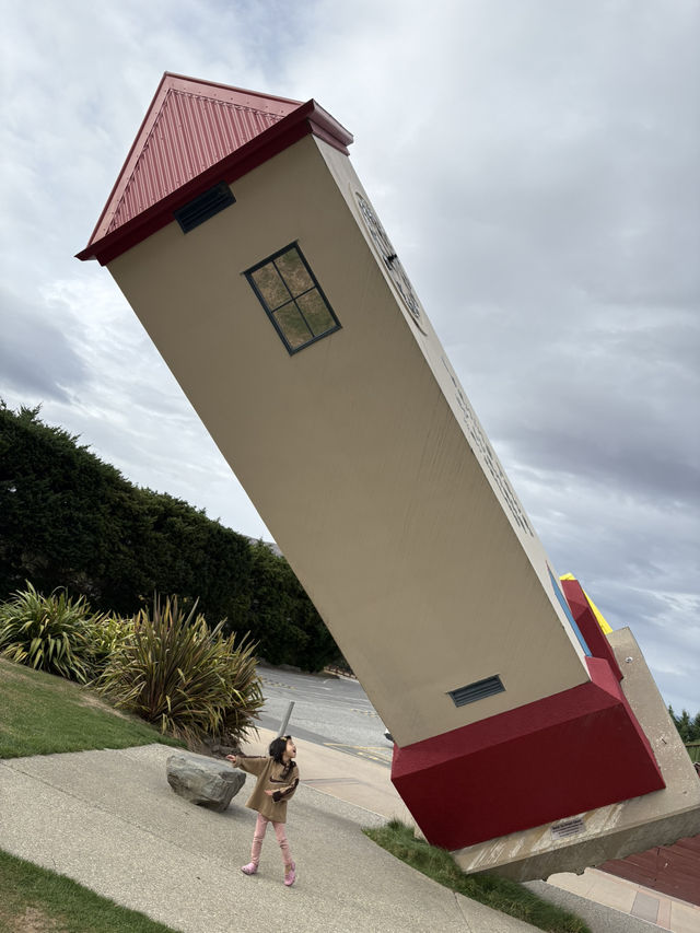 紐西蘭🇳🇿puzzlingworld 外面就超好拍的 視覺差好玩照片！