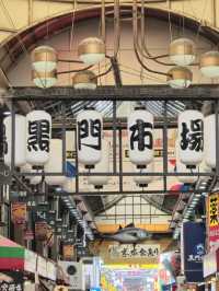 大阪黑門市場‐品嚐日本新鮮海產的最佳地方😋🤍