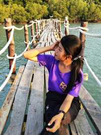 สะพานไม้อ่าวเตล็ด ขนอม