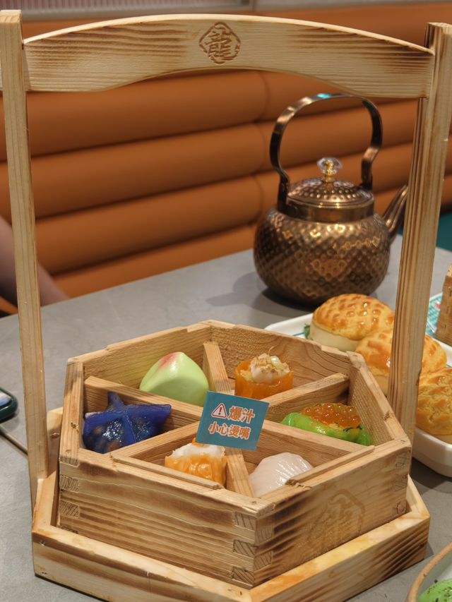 龍點心新分店，有售點心福袋