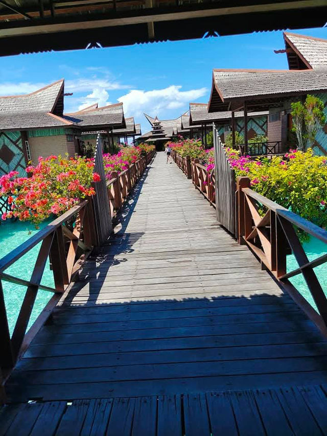 "Kapalai Dreamscape: Serenity at Mabul Water Bungalows"