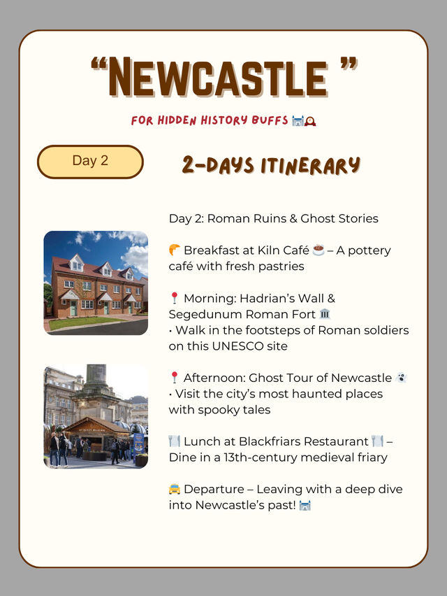 Newcastle itinerary 