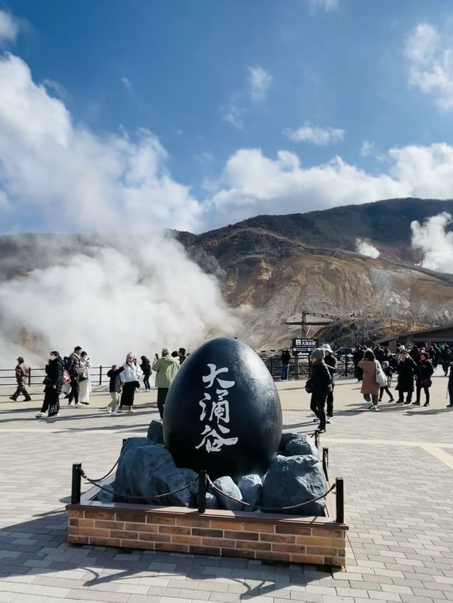 箱根｜活火山🌋黑雞蛋⚫️