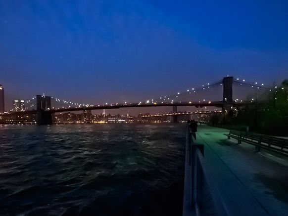ブルックリン・ブリッジからの夜景🌉✨
