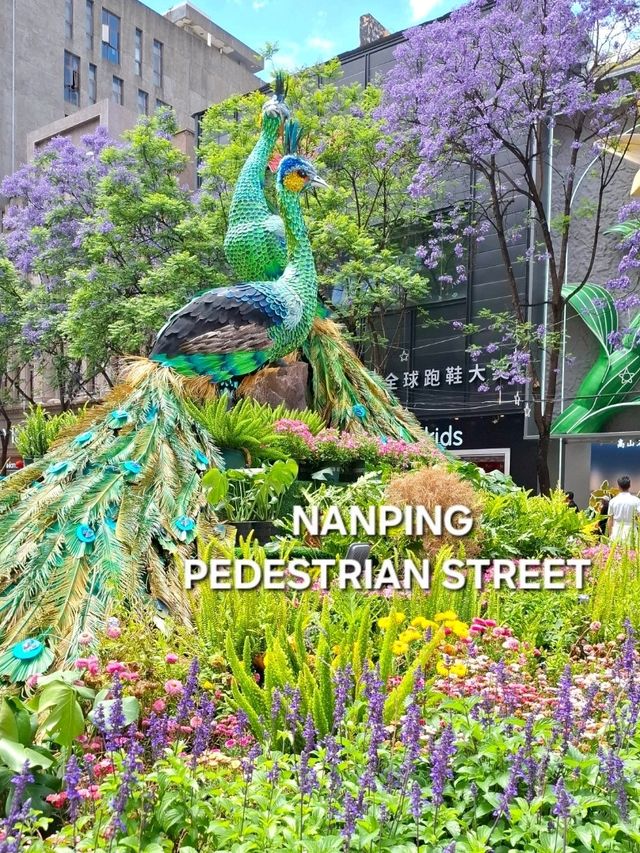 COLOURFUL PEACOCKS OF NANPING PEDESTRIAN STREET