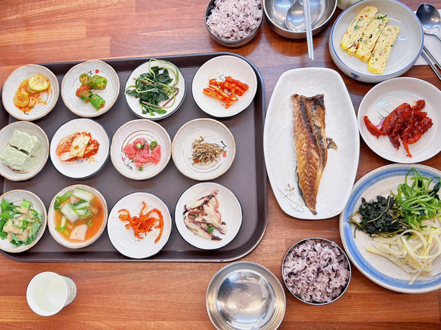 🇰🇷慶州✈️佛國寺附近韓食美食소문난 전주 시골밥상