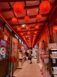 Dōgo Onsen in the Rain – Covered Streets & Cozy Treats