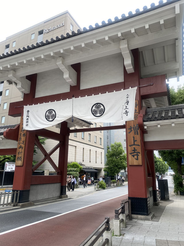 【東京都芝公園🇯🇵増上寺】徳川家の菩提寺/日本有数の寺院☺️