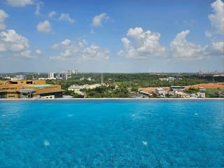 A hotel with a stunning rooftop pool in South India's Kochi