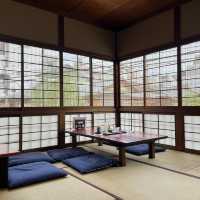 Traditional Japanese tea house 