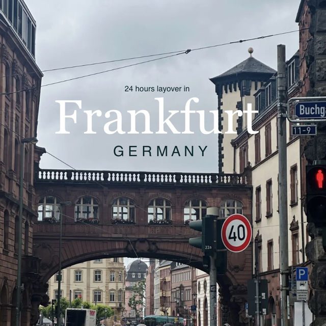 Frankfurt Layover 🌈 | City Walk in 1.5 Hours