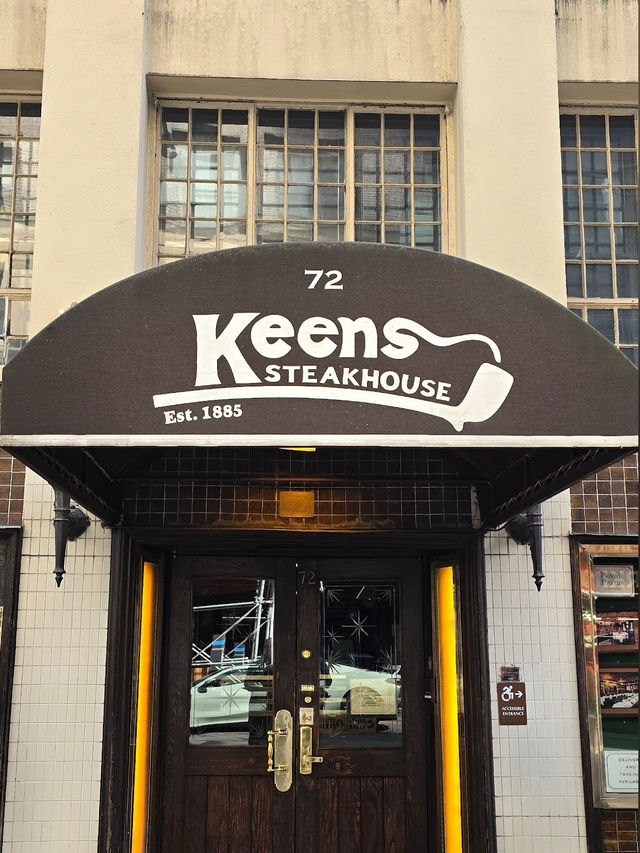 紐約百年牛排館體驗｜Keens Steakhouse 食記｜招牌羊排真的神