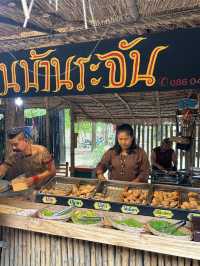 ”วัดโพธิ์เก้าต้นและตลาดบ้านบางระจันสิงห์บุรี“