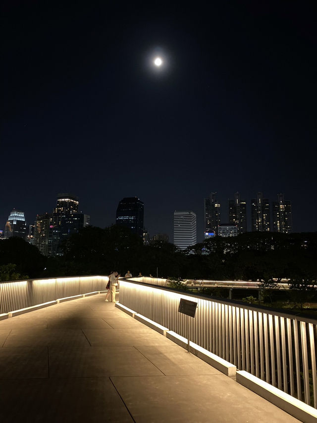 เที่ยวสวนเบญจกิติยามเย็น