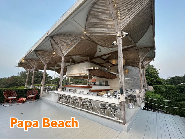 Papa Beach คาเฟ่ฟิลบาหลี ชลบุรี