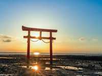 【大魚神社の海中鳥居】潮の満ち引きが生む神秘の絶景⛩️🌊