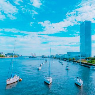 [The center of Niigata City, spanning the Shinano River] Bandai 🏙️