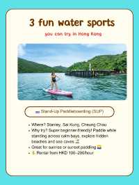3 fun water sports you can try in Hong Kong 