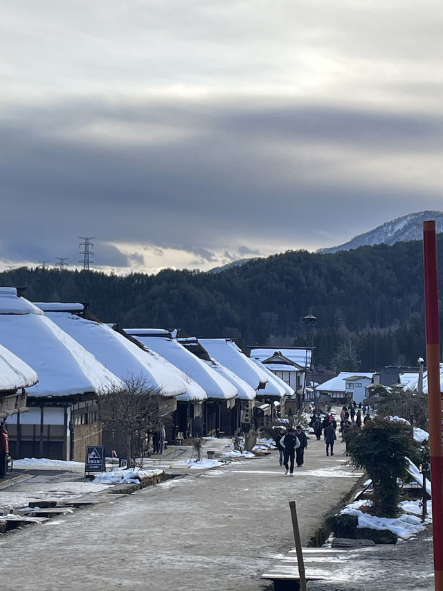 【日本福島】大內宿🏠｜體驗江戶時代的茅草屋建築