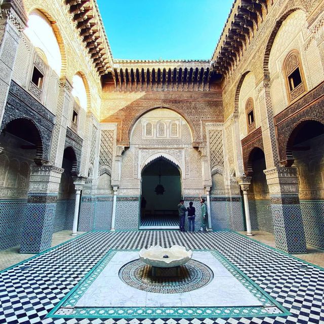 Admiring the Beauty of Medersa al-Attarine