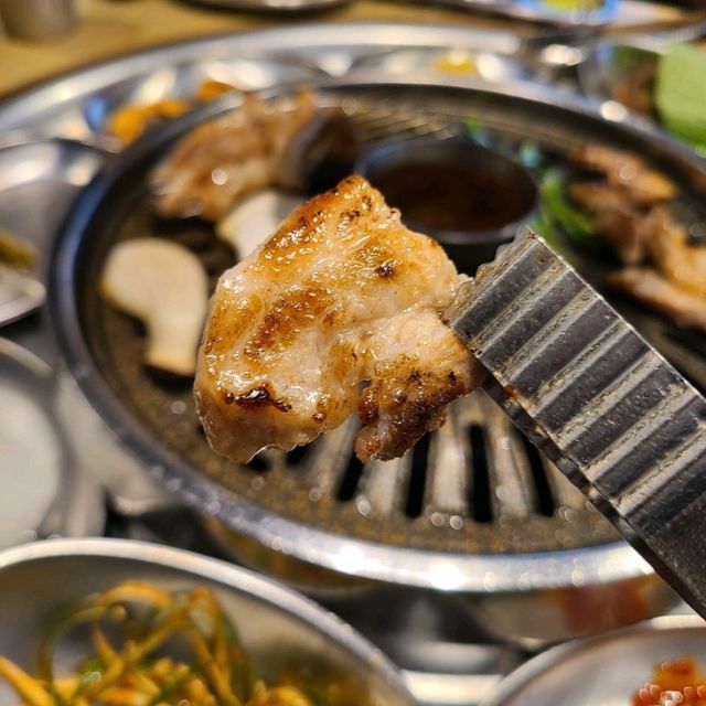 인천 영종도 맛집)쟁반집8292 - 하늘도시 고기집, 삼겹살 맛집