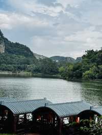柳州城市美景從高處俯瞰  