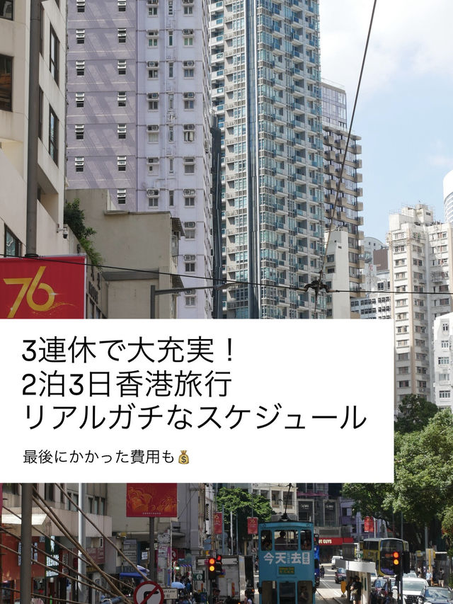 [香港3日間]大充実な旅行プラン🌱