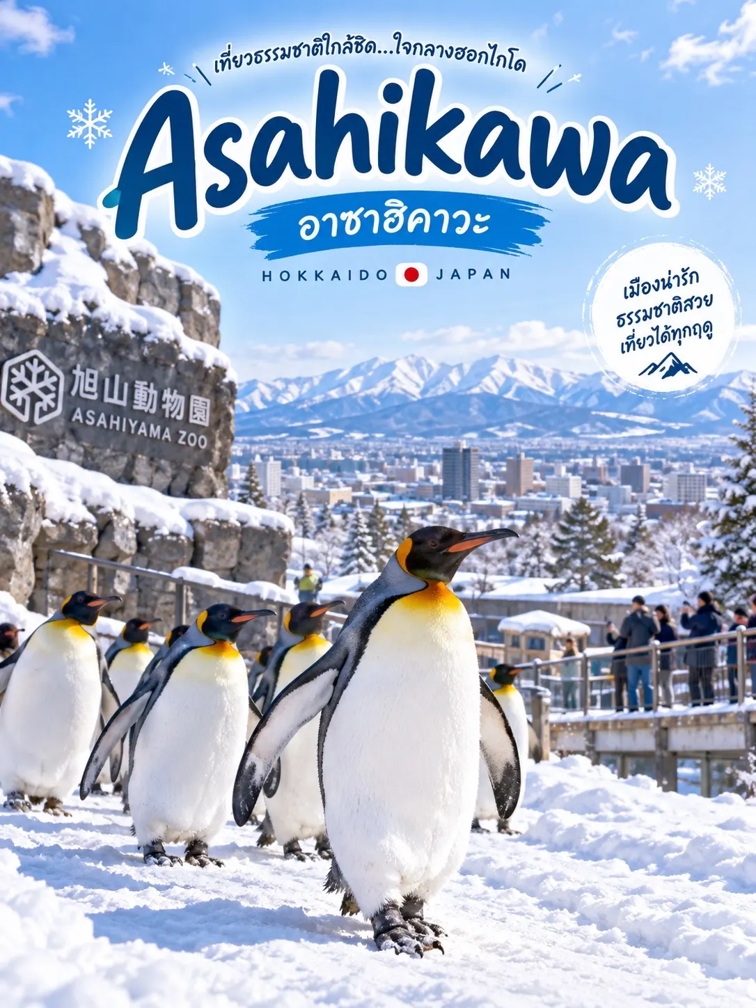  旭川 (Asahikawa) 是位於北海道中心地帶的迷人城市