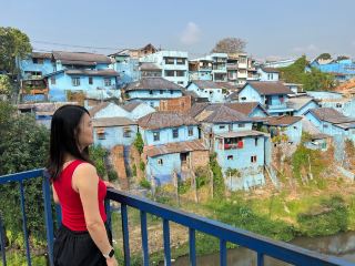 🦋【Malang, Indonesia】Step into the Indonesian version of Chefchaouen! Immerse yourself in the pure blue world of Kampung Biru and savor authentic street food 🍛💙