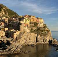 Cinque Terre sunset at Manarola