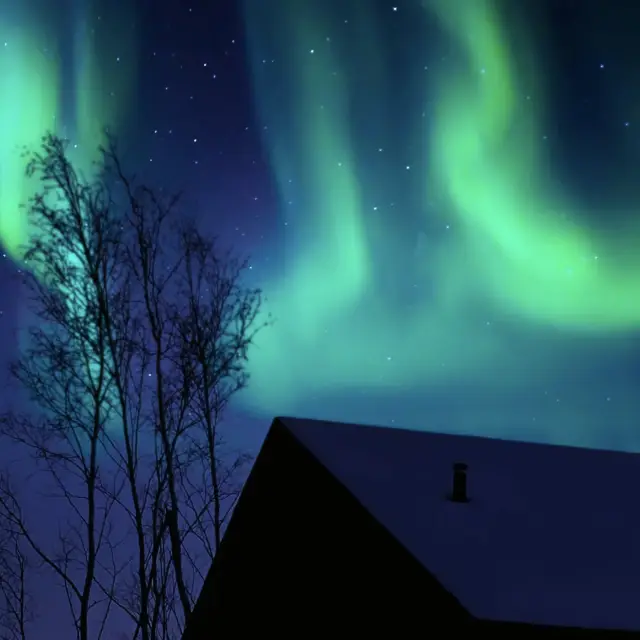 Under the Northern Lights: A Night in Beiji Village, Mohe