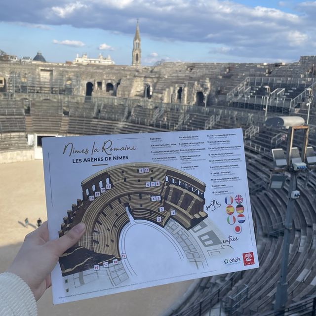 Most Preserved Roman Colosseum = in France 