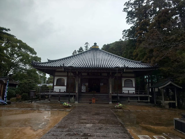 A magnificent temple with famous waterfall, Nachi Falls and a three-story pagod