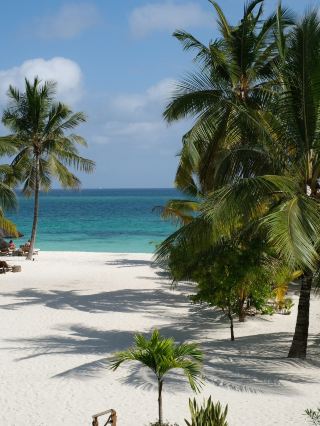 The sand that holds the memory of the sun, the sunset of Kendwa