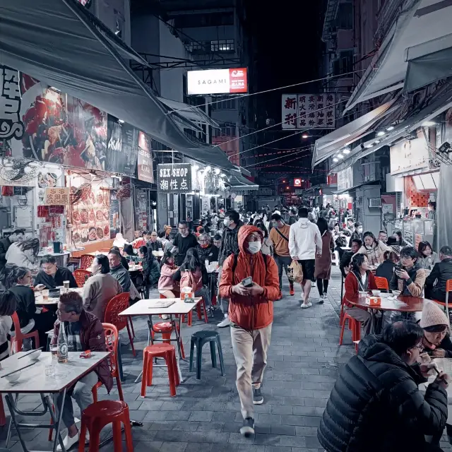 Night walk @ Temple street, HK